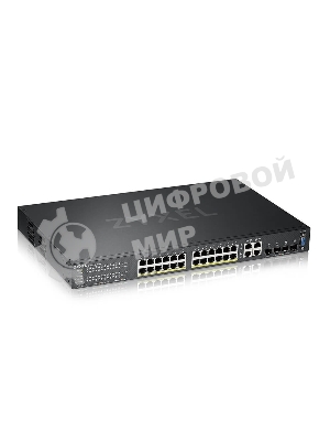 Коммутатор гибридный L2 PoE+ Zyxel NebulaFlex Pro GS2210-28HP, rack 19
