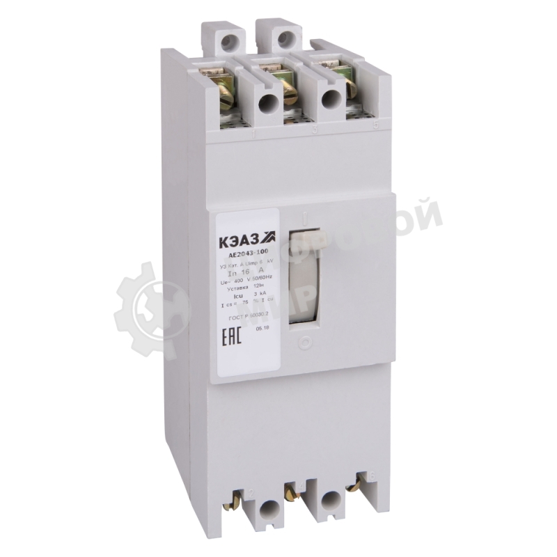 Выключатель автоматический АЕ2046-100 40А 12Iн 400AC УЗ КЭАЗ 104226