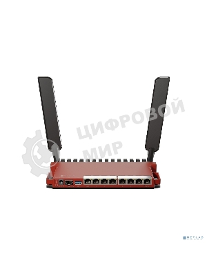 Роутер беспроводной MikroTik L009UiGS-2HaxD-IN AX600 10/100/1000BASE-TX, 2.4Ггц, 8*1Gbit, 1*SFP 2.5Gbit