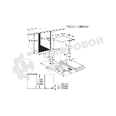 Встраиваемая посудомоечная машина Electrolux EEA71210L, черный, 44.6 см, 9 компл., 49 дБ, класс F