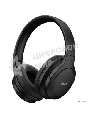 Беспроводные/проводные наушники Acer OHR304 черный, полноформатные, Bluetooth + проводной, активное шумоподавление