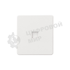 Розетка компьютерная Kranz ROUND RJ45 кат6 с/у перламутр