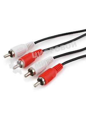 Кабель аудио Cablexpert CCA-2R2R-7.5M, 2xRCA - 2xRCA, 7,5м