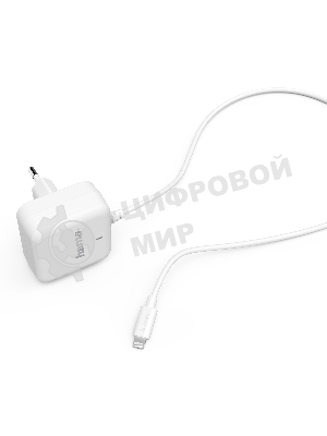 Сетевое зар./устр. Hama H-183318 3A PD для Apple белый (00183318)