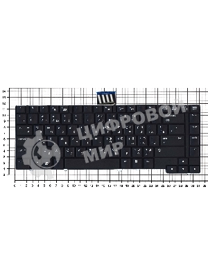 Клавиатура для ноутбука HP Elitebook 6930 6930p черная без Track Point