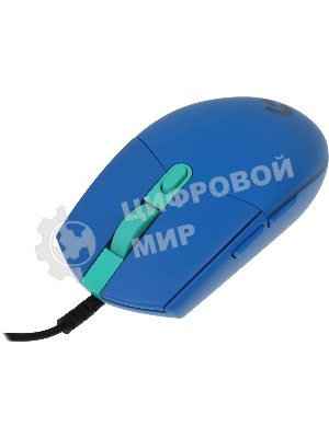 Мышь проводная Logitech G102 LIGHTSYNC синий, 8000 dpi, USB, кнопки - 6