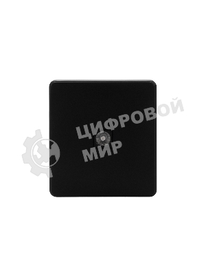 Розетка телевизионная Kranz ROUND TV с/у оникс