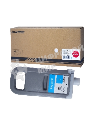 Картридж струйный Sakura 9822B001 (PFI-707C) для Canon, голубой, 700 мл.