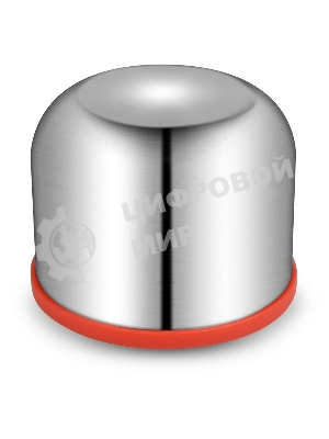 Термос Starwind 10-1000 1 л. серебристый/красный, картонная коробка