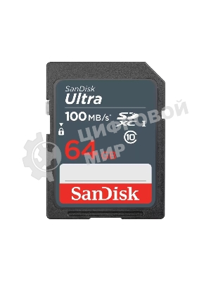 Флеш карта SDXC 64Gb UHS-I SDSDUNR-064G-GN3IN SANDISK