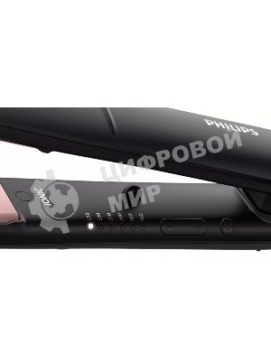 Выпрямитель для волос Philips BHS378/00 черный/розовый, 28 мм, 230 °C, 6 режимов