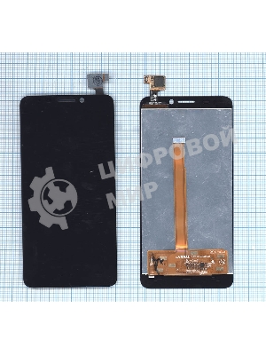 Дисплей для Alcatel One Touch Idol S 6035R черный