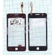 Сенсорное стекло (тачскрин) для Samsung Z1 SM-Z130H красное