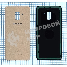 Задняя крышка для Samsung A730F Galaxy A8 Plus (2018) золотой