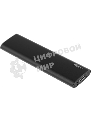 Внешний SSD Netac Z SLIM, 2TB, USB 3.2 Gen 2 Type-C, R/W 550/480, черный