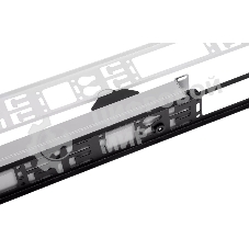 Блок силовых розеток Rem, IEC 60320 С13 х 12, IEC 60320 С19 х 8, вход колодка, 1863х45х60 мм (ВхШхГ), 32А, автомат, алюминий, с мониторингом
