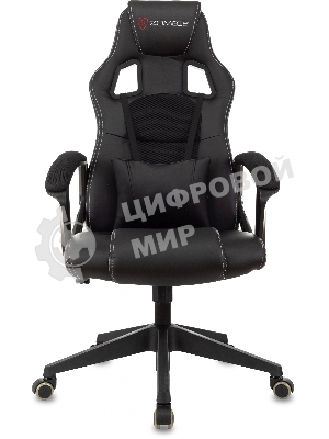 Кресло Zombie Arena черный, экокожа, 120 кг, механизм качания