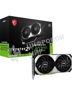 Видеокарта PCIE16 RTX4070TI 12GB 4070 TI VENTUS 2X 12G OC MSI