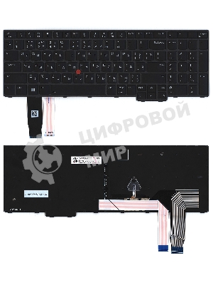 Клавиатура для ноутбука Lenovo Thinkpad P16s T16 gen1 черная