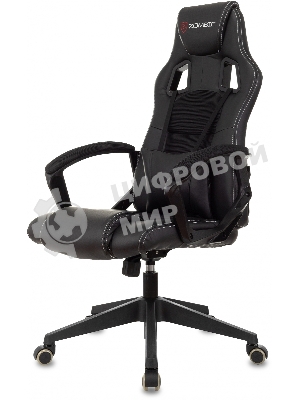 Кресло Zombie Arena черный, экокожа, 120 кг, механизм качания