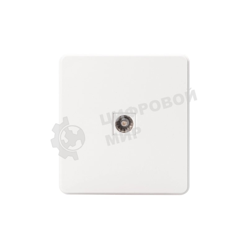 Розетка телевизионная Kranz ROUND TV с/у перламутр