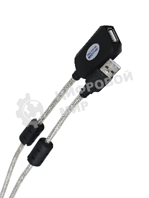Кабель-адаптер VCOM VUS7049-20M USB2.0-repeater, удлинительный активный <Am-->Af 20м
