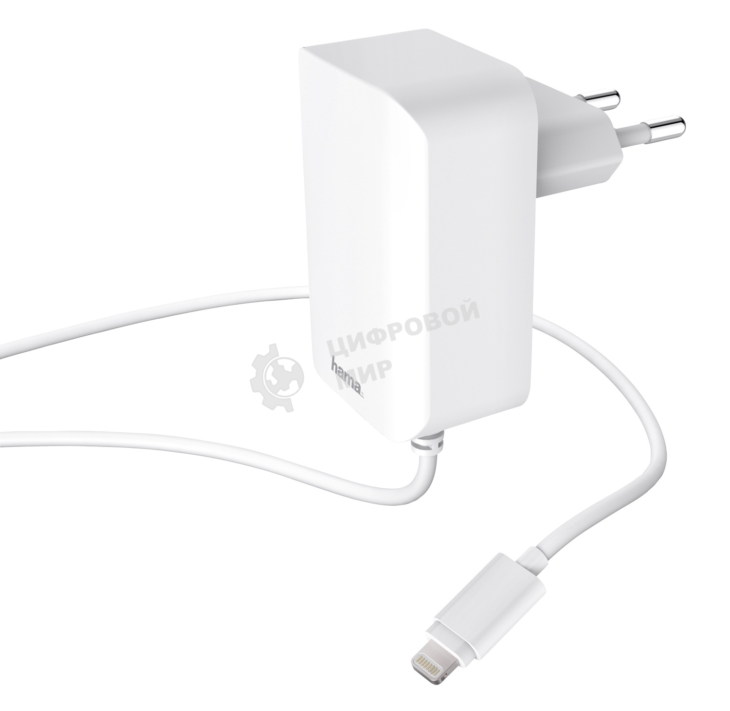 Сетевое зар./устр. Hama H-178342 2.4A для Apple белый (00178342)
