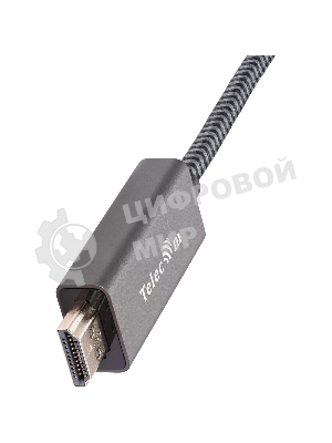 Кабель miniDisplayPort M-> HDMI M 4K@60Hz 1.8m Telecom,оплетка (TA562M-1.8M)