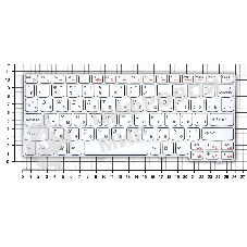 Клавиатура для ноутбука Lenovo IdeaPad U160 белая