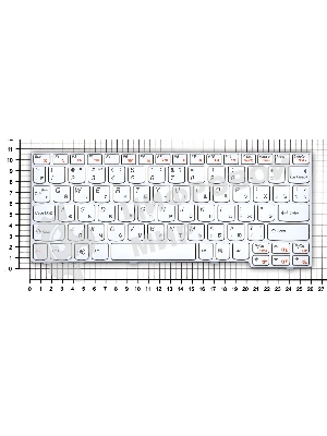 Клавиатура для ноутбука Lenovo IdeaPad U160 белая