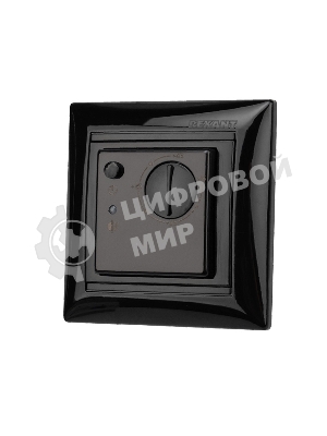 Терморегулятор механический Rexant RX-308B черный (совместим с Legrand серии Valena)