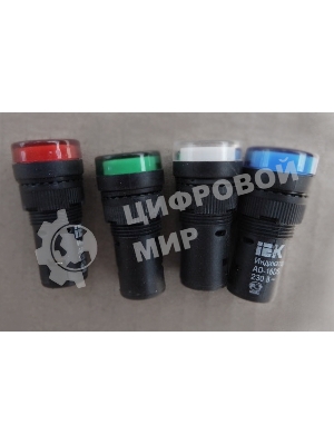 Арматура светосигнальная AD-16DS 24В AC/DC зел. IEK BLS10-ADDS-024-K06-16