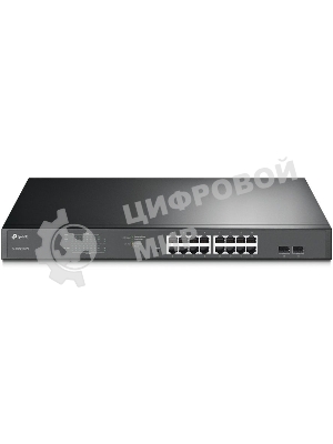 Коммутатор 16-port Gigabit PoE Easy Smart switch, 802.3af on ports 1-16, PoE budget 192 watts, desktop and rack-mountable