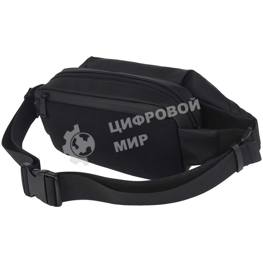 Сумка на пояс CANYON FB-1/3 внешних и 3 внутренних карманов/водооталкивающий материал/полиэстер/черный (GSCNSFB1B1)