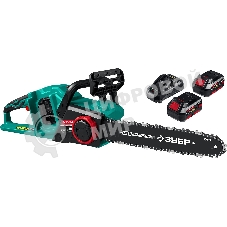 Пила цепная Зубр 36В бесщеточная, 2х18В АКБ (4А·ч). ПЦЛ-3635-42