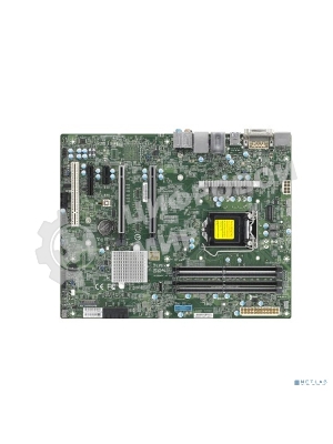 Материнская плата Supermicro MBD-X12SAE-B, LGA 1200, Intel W480, 4xDDR4, 4xSATA, 2xM.2, 3xPCIe 3.0 (x16, x16, x1), 1xDP, 1xHDMI, 1xDVI-D, 2xUSB-A 2.0, 2xUSB-A 3.2 Gen 1, 3xUSB-A 3.2 Gen 2, 1xUSB-C 3.2 Gen 2, 1x 2.5Gb LAN, 1x 1Gb LAN, 5.1, 1xCOM, ATX