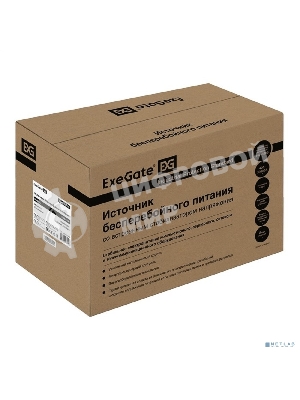 Источник бесперебойного питания ExeGate EX292797RUS SpecialPro UNB-1500.LED.AVR.2SH.3C13 1500VA/950W, LED, AVR, 2*Schuko+3*C13, съемн.кабель, металлический корпус, черный