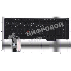 Клавиатура для ноутбука Lenovo Thinkpad P16s T16 gen1 черная
