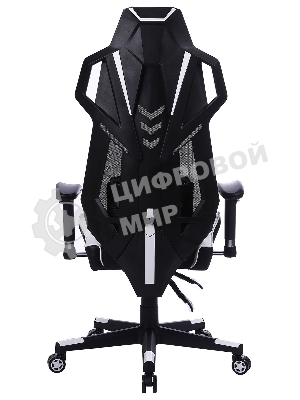 Кресло Cactus CS-CHR-090BLW черный, экокожа