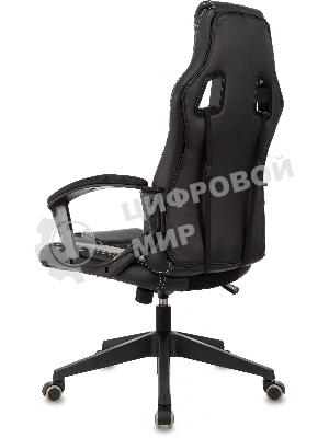 Кресло Zombie Arena черный, экокожа, 120 кг, механизм качания