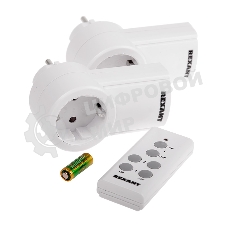 Радиоуправляемая розетка c пультом Rexant RX-002 (один пульт, две розетки)