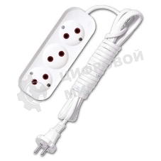 Удлинитель 3х3 м без заземл. 6А IP20 У6-639 ШВВП 2х0.75 UNIVersal 9631933