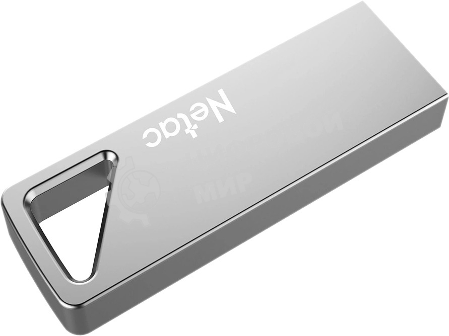 Флешка USB Netac U326 (NT03U326N-008G-20PN), 8Gb, USB 2.0, R/W 50/15, серебристый