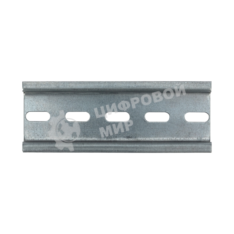Рейка DIN Rexant 10см перфорированная оцинкованная