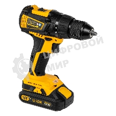 Дрель-шуруповерт Denzel BLDL-IB-18-02, 18 В, 2 Ач, 65 Нм, бесщеточный