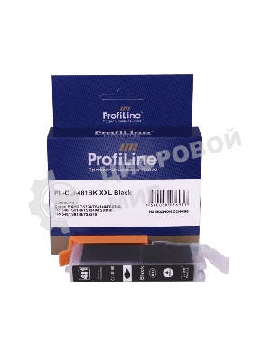 Картридж струйный ProfiLine PL-CLI-481BK XXL для принтеров Canon PIXMA TS6140/TS6240/TR7540/TS8140/TS8240/TR8540/TS9140 с чернилами Black
