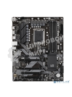 Материнская плата Gigabyte B760 DS3H DDR4, LGA 1700, Intel B760, 4xDDR4, 4xSATA, 2xM.2, 1xPCIe 4.0 x16, 4xPCIe 3.0 x1, 1xHDMI, 1xDP, 1x 1Gb LAN, 1xUSB 3.2 Gen 2, 1xUSB 3.2 Gen 2x2, 4xUSB 2.0, 3x3.5 мм, 7.1, ATX