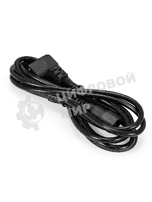 Кабель питания ExeGate Power EC-3P (C13 угловой->C14, VDE-250V-3*0.75мм2, медь, черный, 10A, 3м)