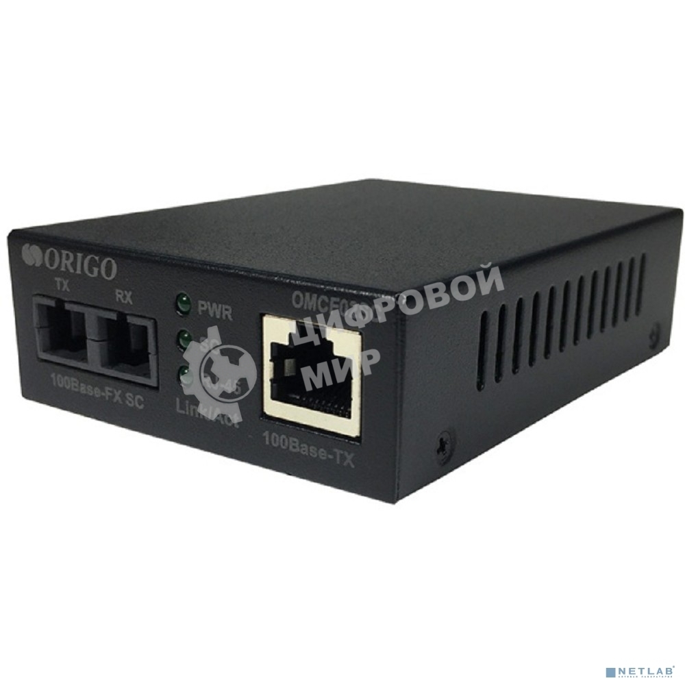 Медиаконвертер 100Base-TX/100Base-FX (SC), 1310 нм, многомод, до 2 км