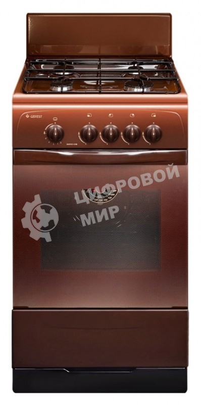 Плита газовая Gefest ПГ 3200-08 К19 коричневый, конфорок 4 шт, духовка 42 л, 50 см x 85 см x 53 см